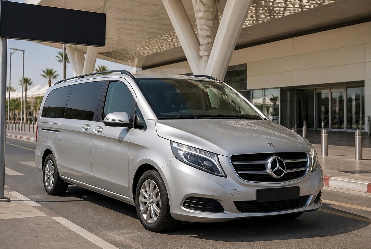 Van / Minibus used for private transfers in Morocco